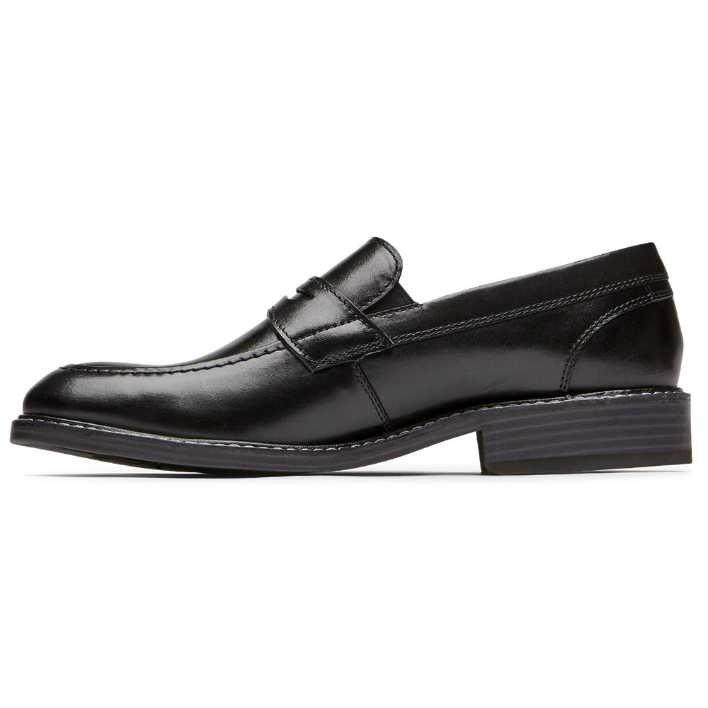 Rockport Singapore Mens Loafers - Kenton Penny Black - MQ9153280